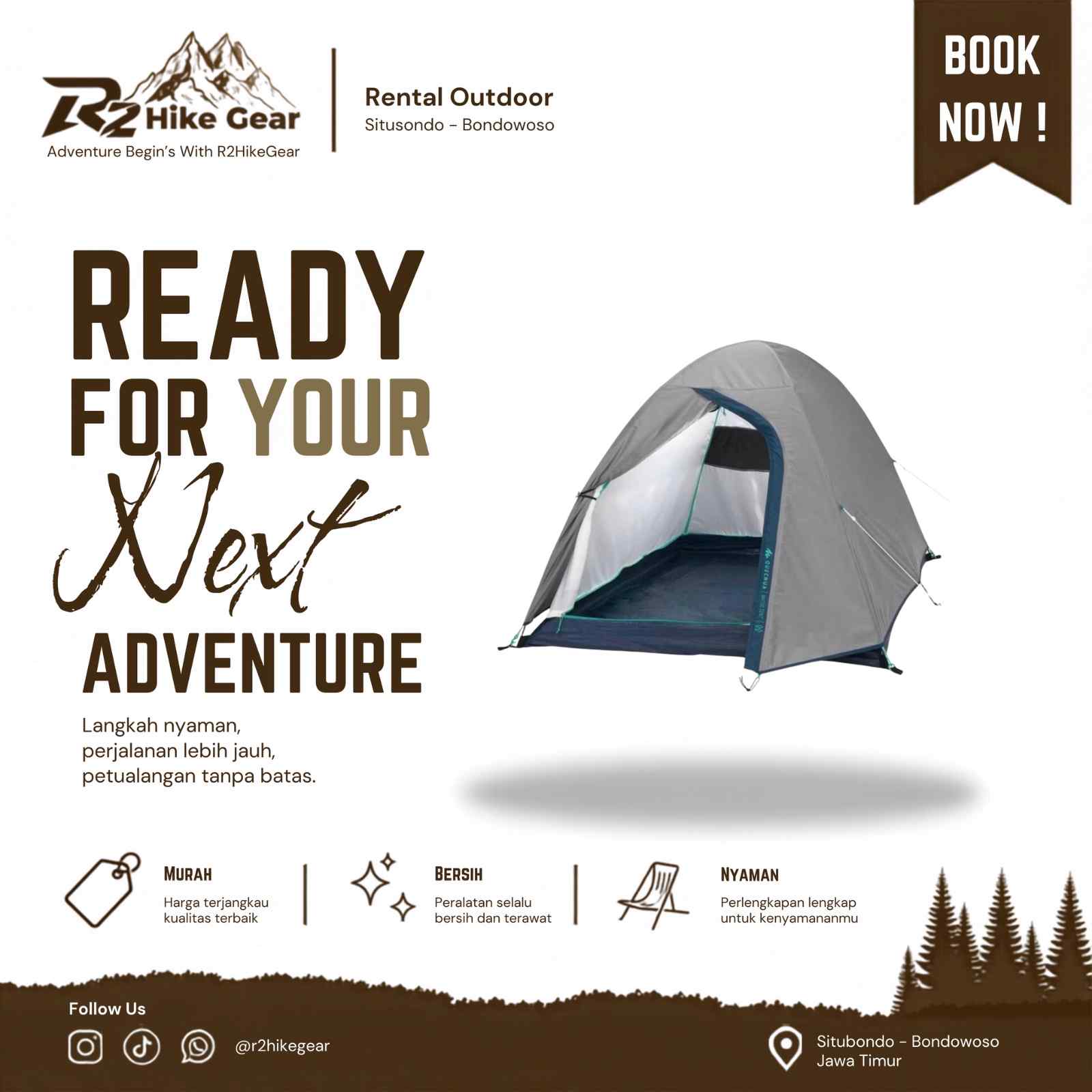Tenda Decathlon 2P - Double Layer