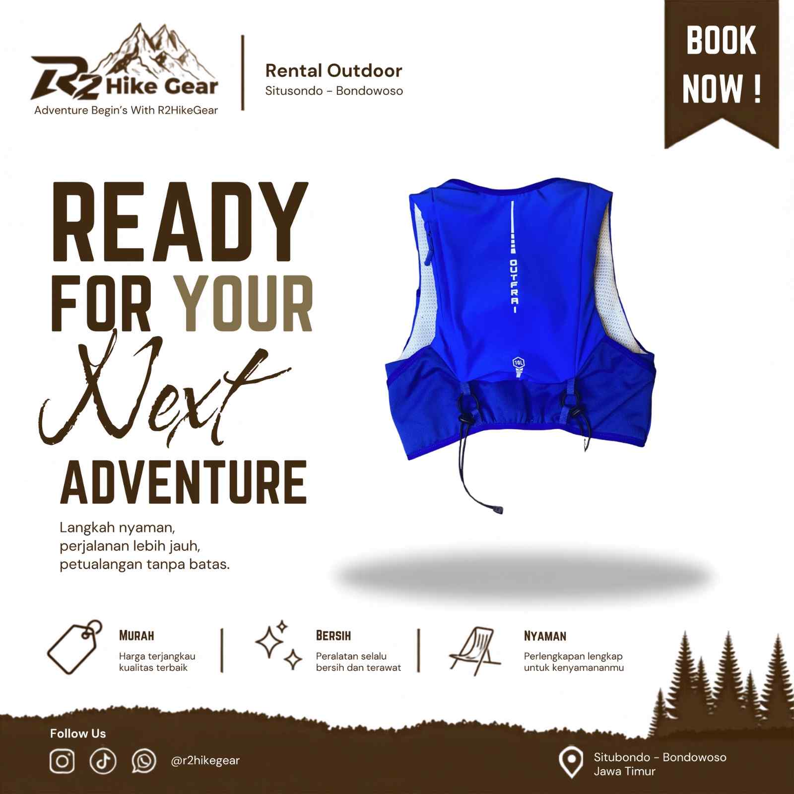Hydropack Outfrai 10L - Biru