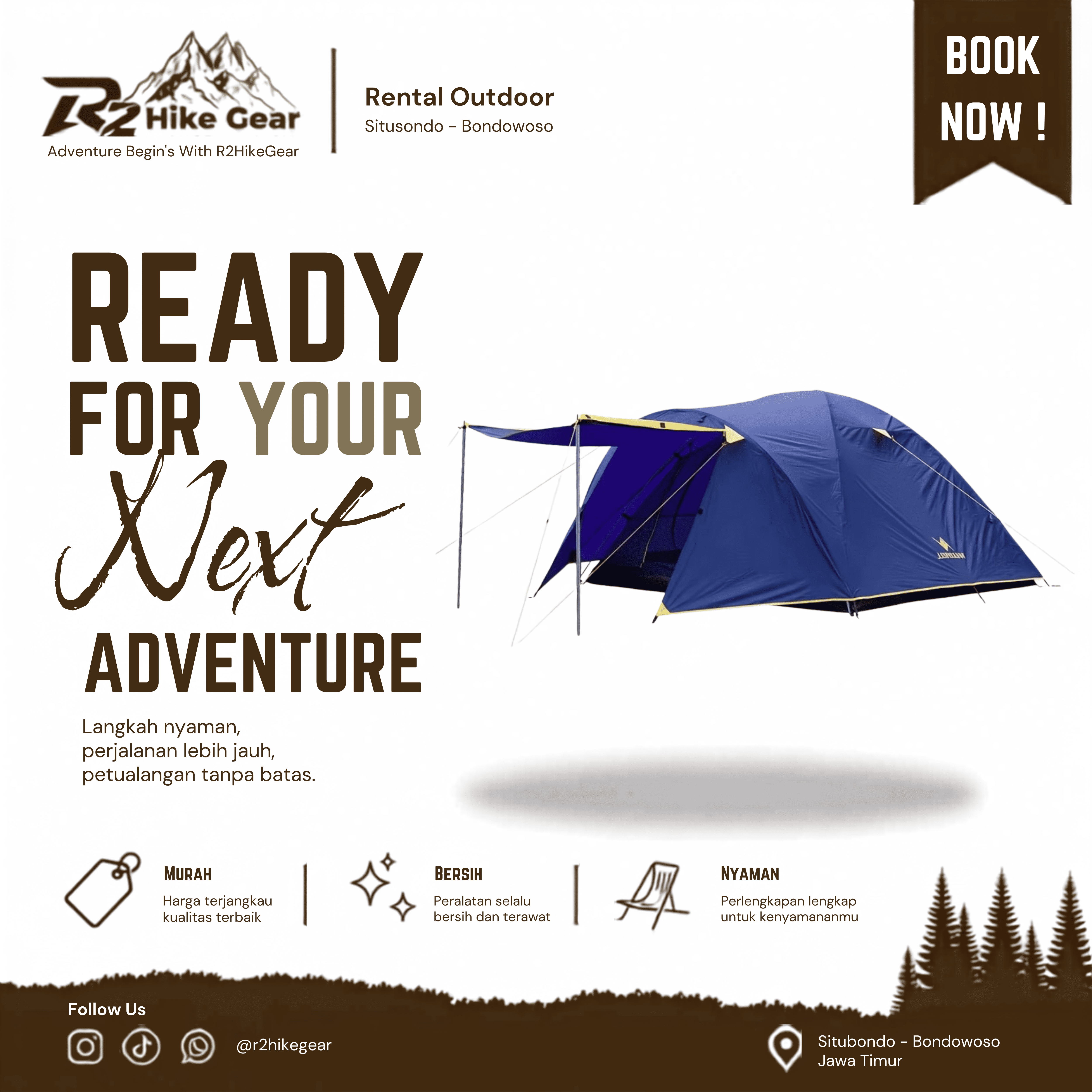 Tenda Wildshell Jayadipa 4P - Navy